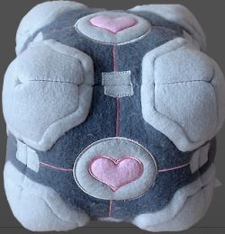 Weighted Companion Cube Plushie